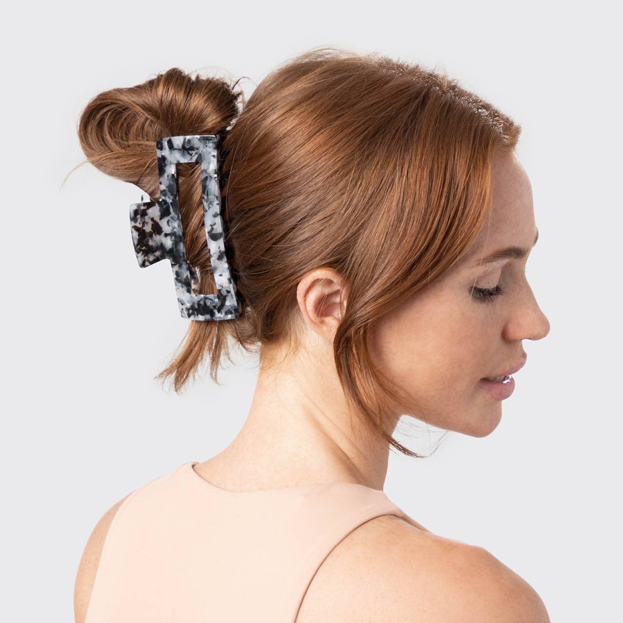 Kitsch - Eco-Friendly Jumbo Open Shape Claw Clip - Black