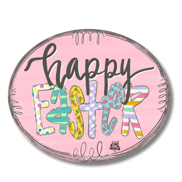 Door Hanger Attachment - Happy Easter Mini