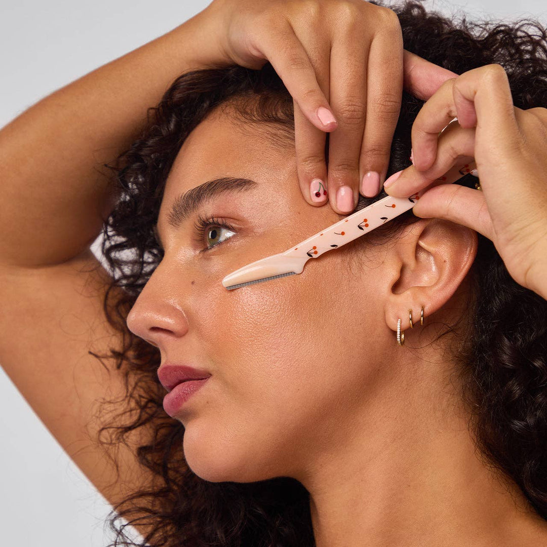 Kitsch - Recycled Plastic Dermaplaners 6pc Set - Cherry Blossom