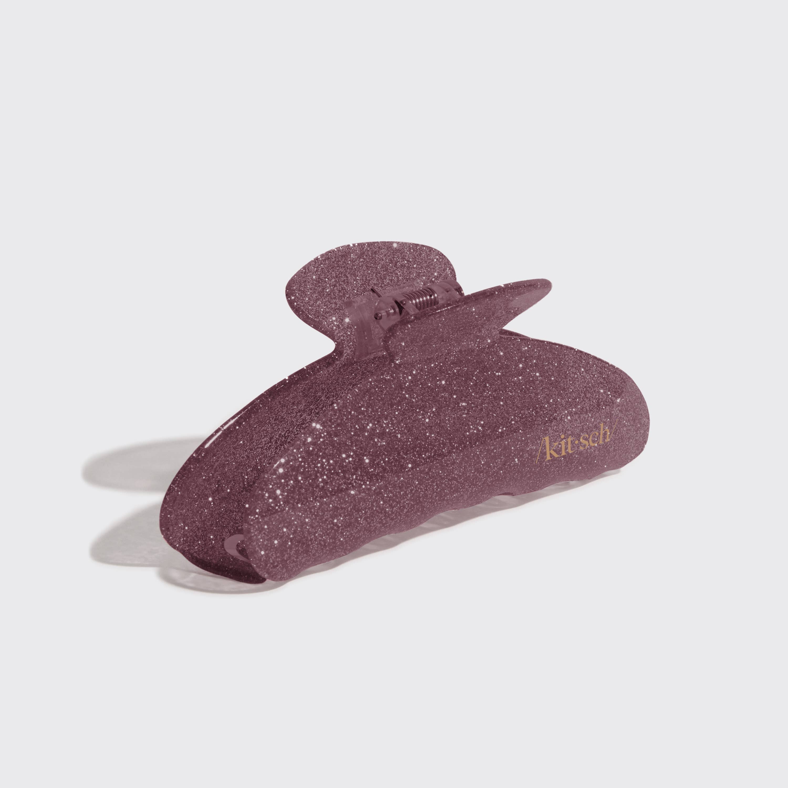 Kitsch - Pink Glitter Claw Clip