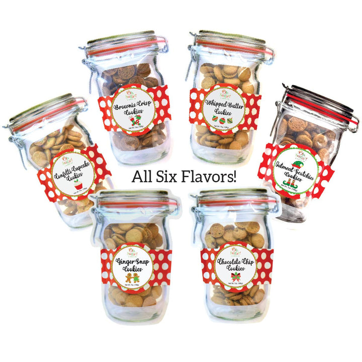 Oh, Sugar! - Christmas Cookie Mason Jar Pouches