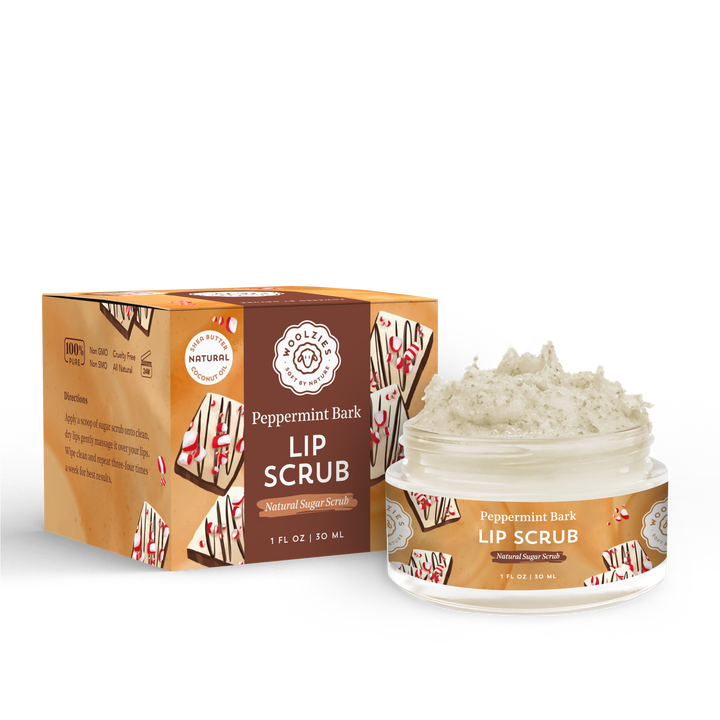 Peppermint Bark Sugar Lip Scrub | Shea & Cocoa Butter