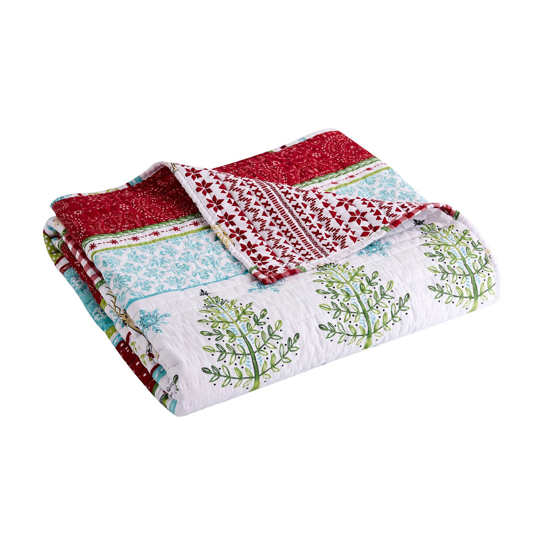 Quilted Throw - Merry & Bright Comet & Cupid