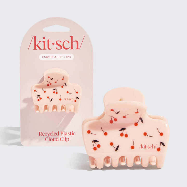 Kitsch - Recycled Plastic Medium Cloud Clip (Cherry Print)