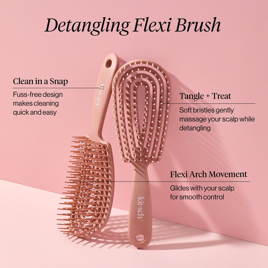 Kitsch - Detangling Flexi Brush - Terracotta