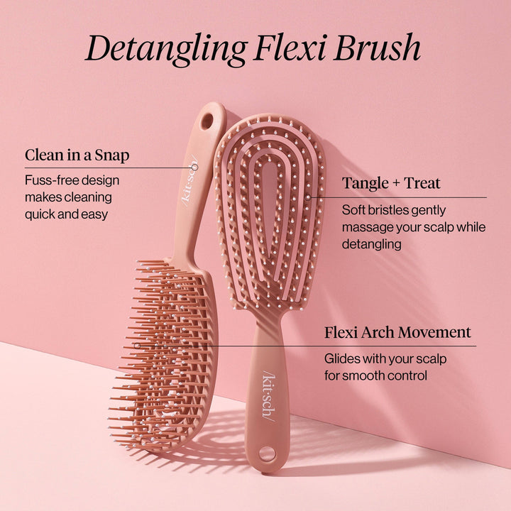 Kitsch - Detangling Flexi Brush - Terracotta