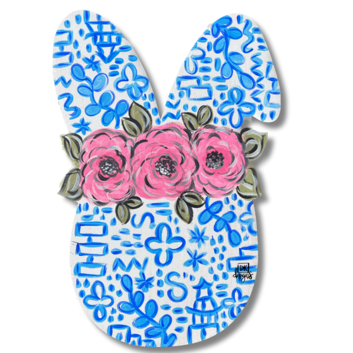 Door Hanger Attachment - Flower Bunny Mini