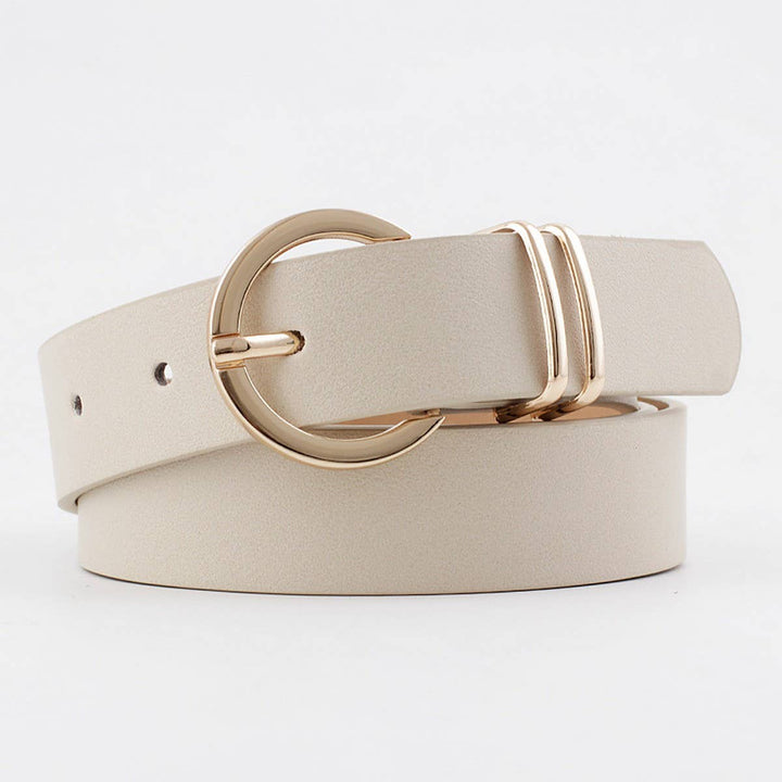 Karri - Double Loop Belt (Beige)