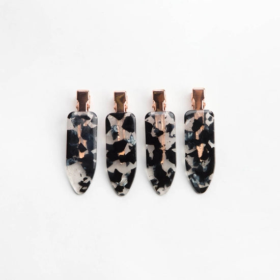 Kitsch - Creaseless Clips 4pc Set - Black