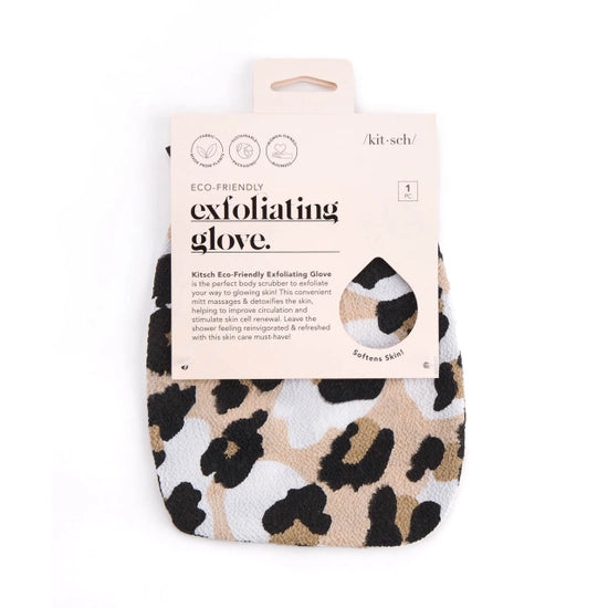 Kitsch - Eco- Friendly Exfoliating Glove (Leopard)