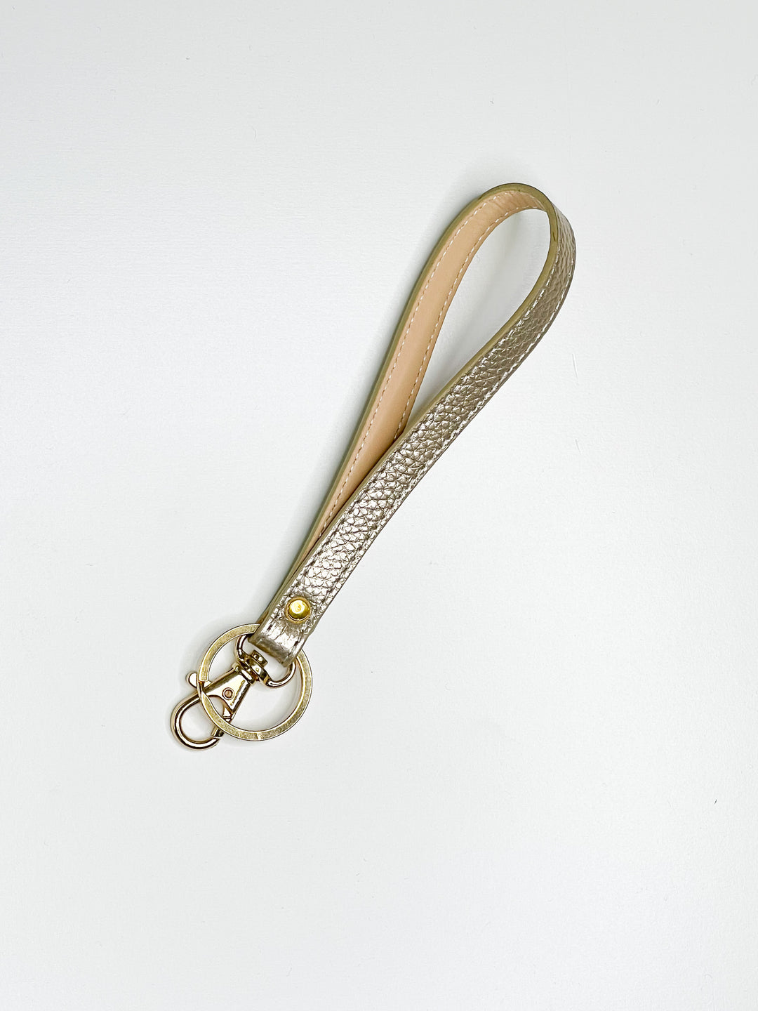 Leather Wristlet Keychain