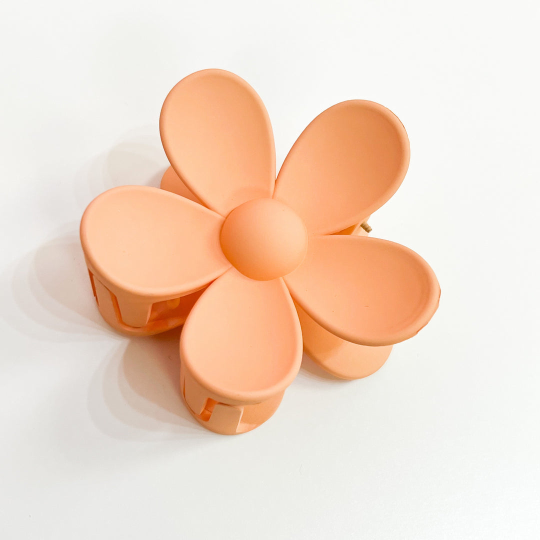 Tia - 3" Flower Hair Claw Clip