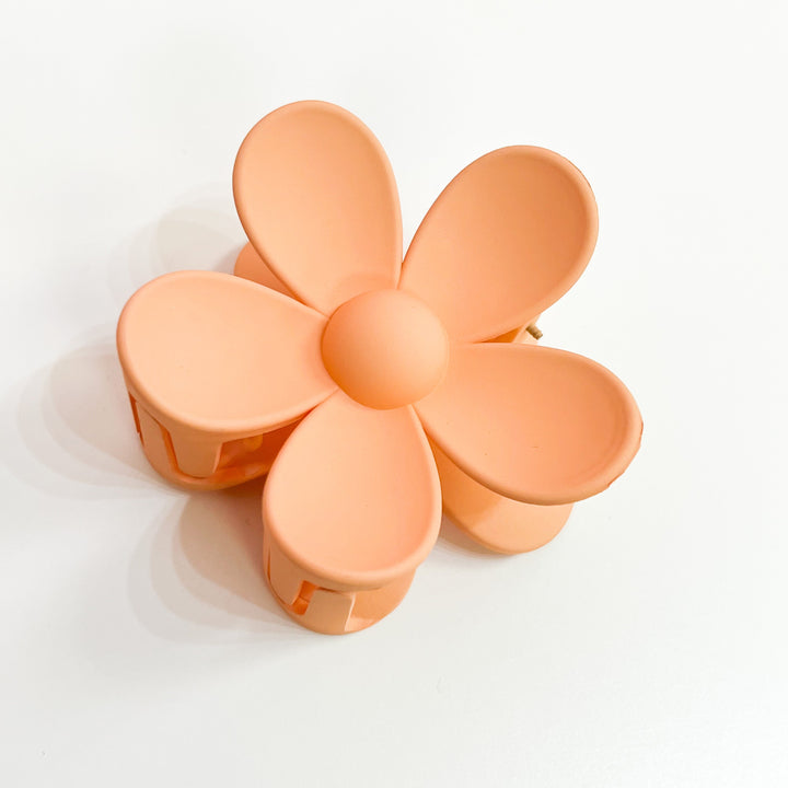 Tia - 3" Flower Hair Claw Clip