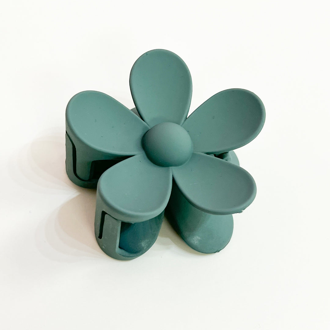 Tia - 3" Flower Hair Claw Clip