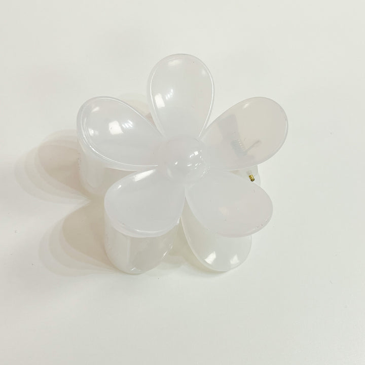 Tia - 3" Flower Hair Claw Clip