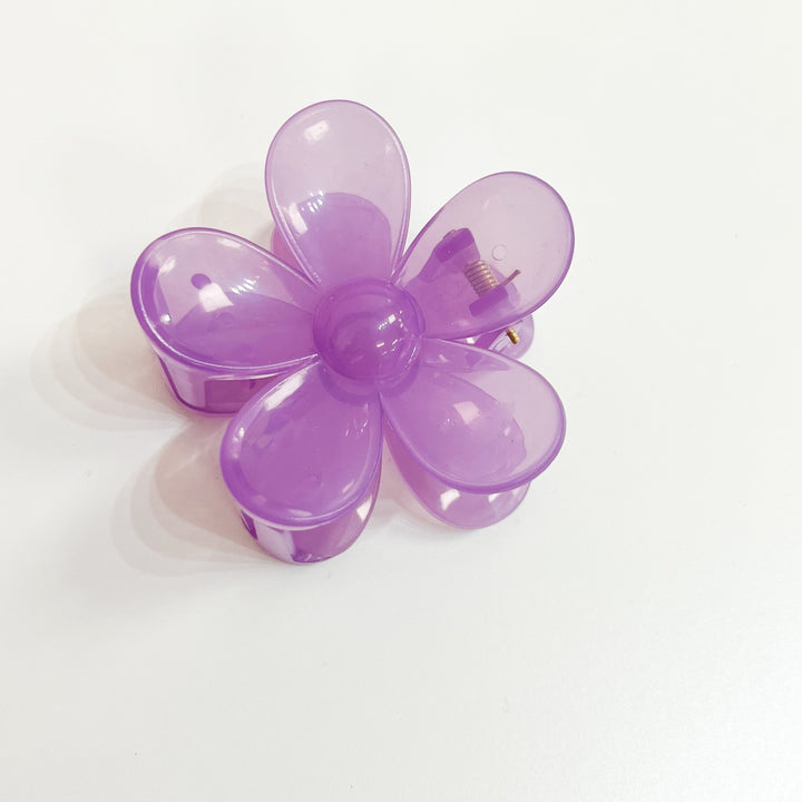 Tia - 3" Flower Hair Claw Clip