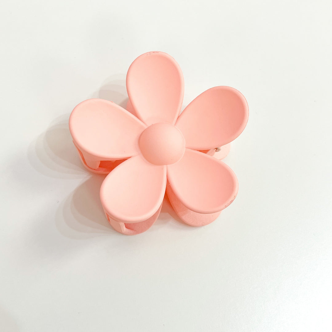 Tia - 3" Flower Hair Claw Clip