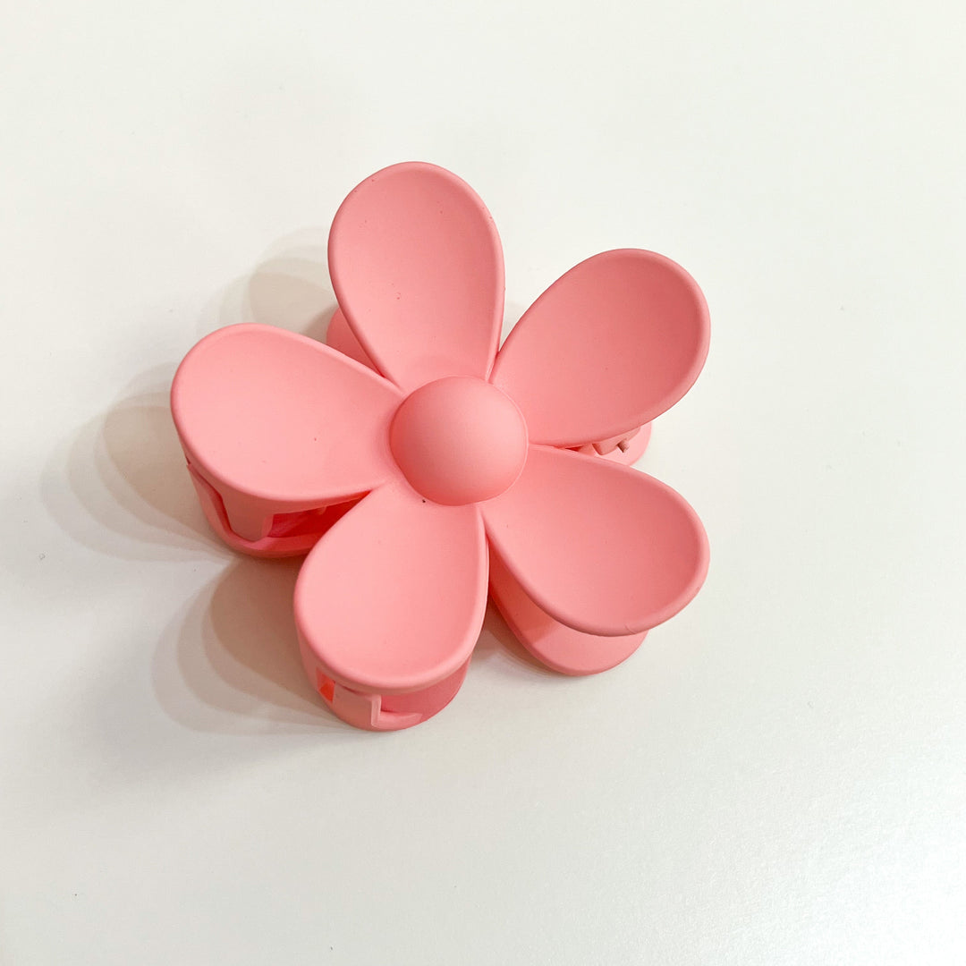 Tia - 3" Flower Hair Claw Clip