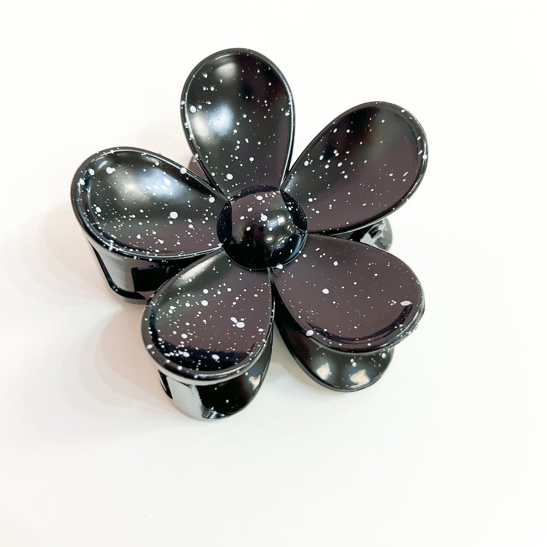 Tia - 3" Flower Hair Claw Clip