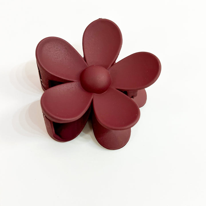 Tia - 3" Flower Hair Claw Clip