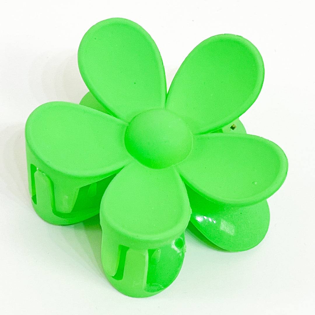 Tia - 3" Flower Hair Claw Clip