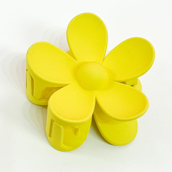 Tia - 3" Flower Hair Claw Clip