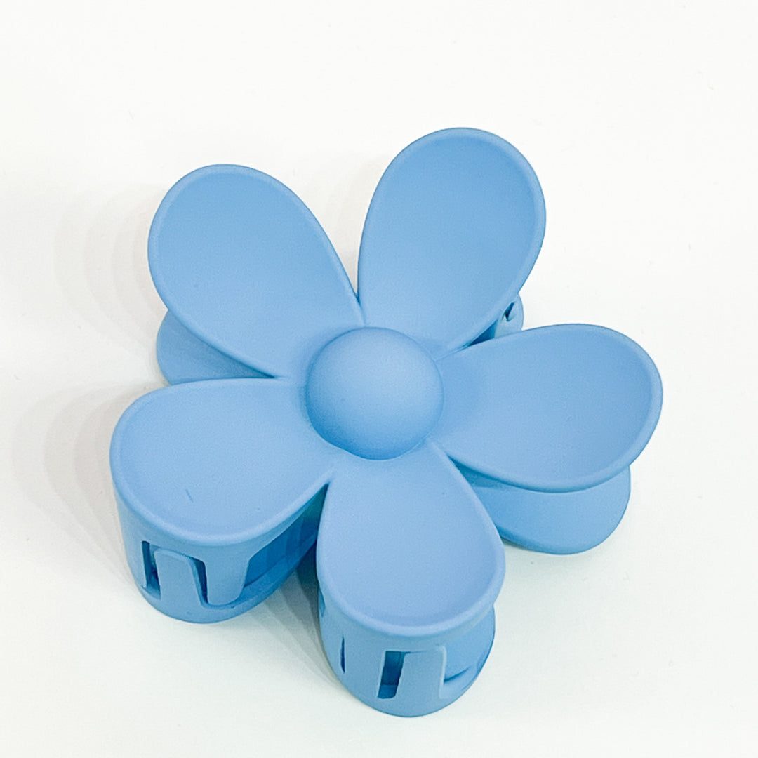 Tia - 3" Flower Hair Claw Clip