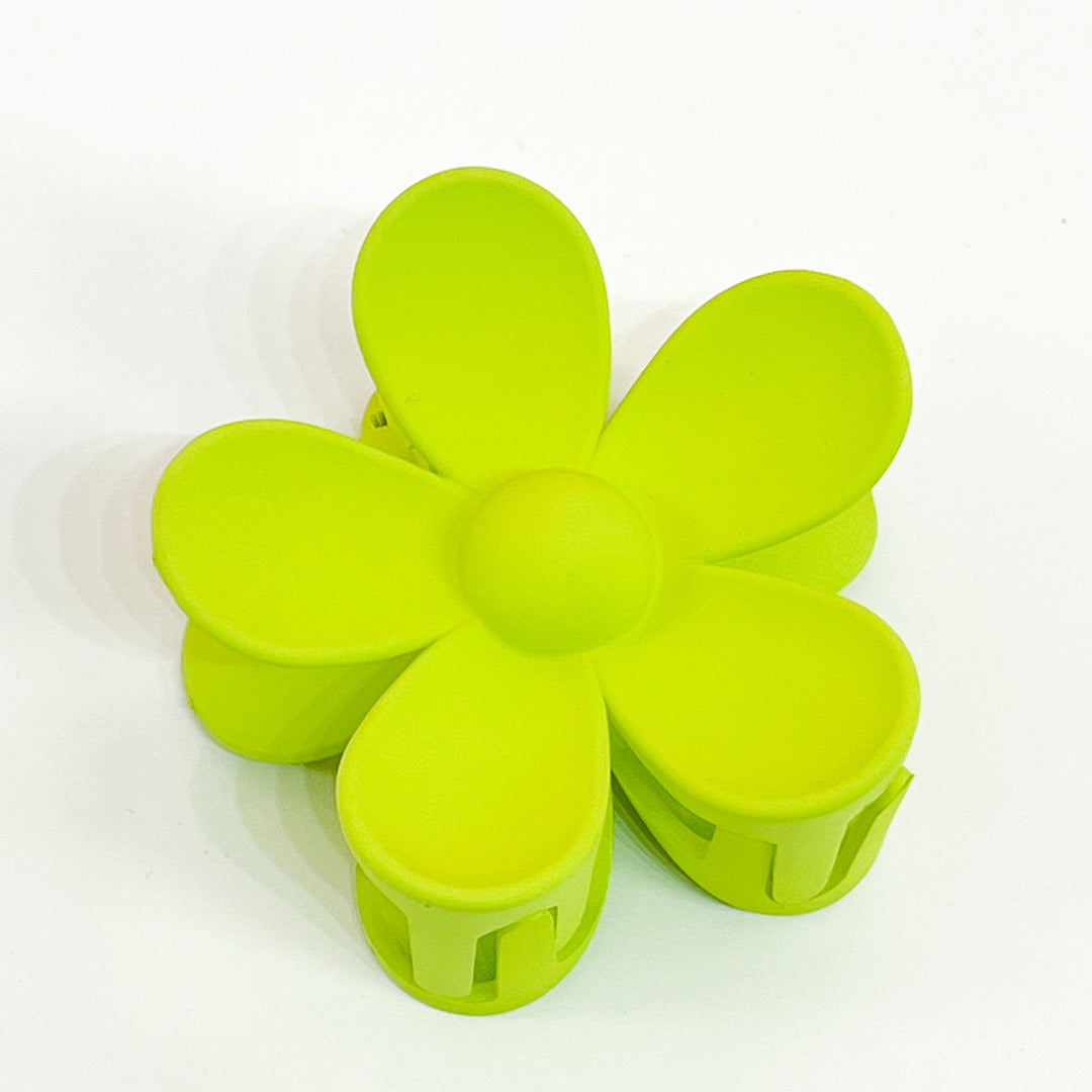 Tia - 3" Flower Hair Claw Clip