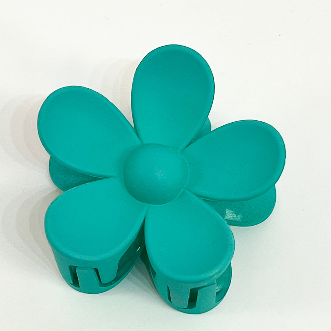 Tia - 3" Flower Hair Claw Clip