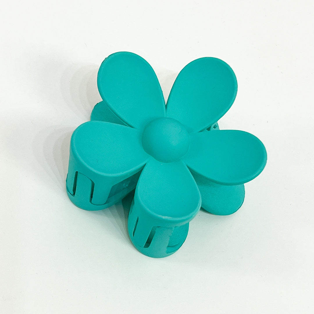 Tia - 3" Flower Hair Claw Clip