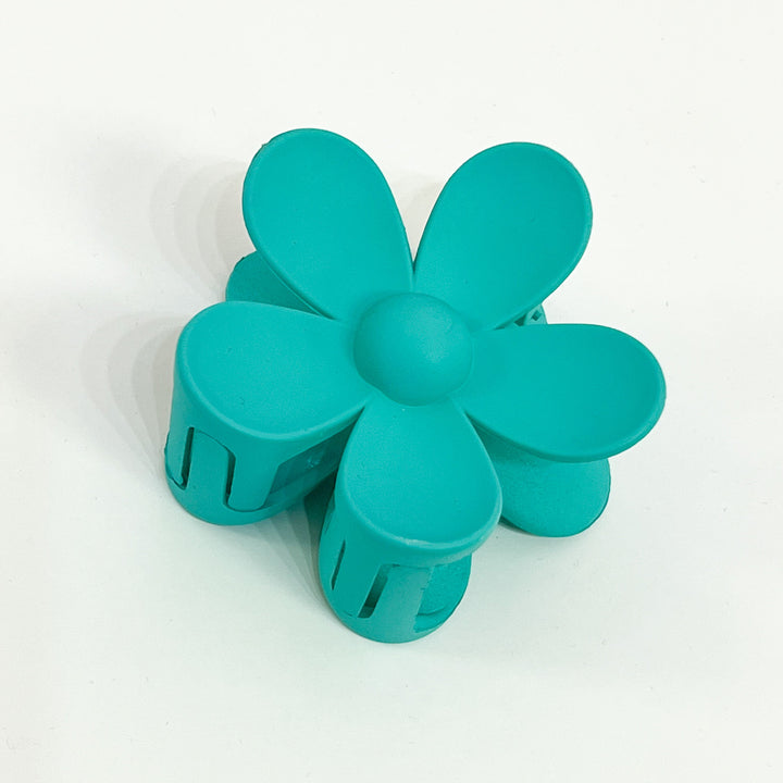 Tia - 3" Flower Hair Claw Clip