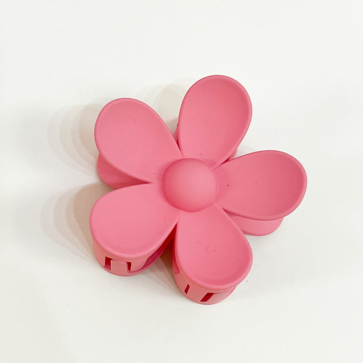 Tia - 3" Flower Hair Claw Clip