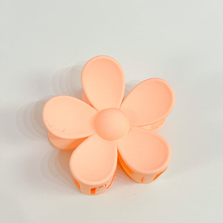 Tia - 3" Flower Hair Claw Clip