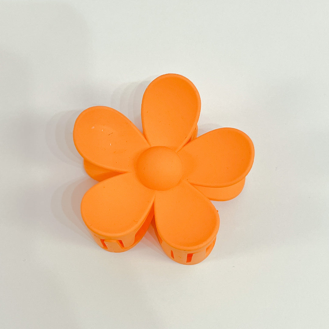 Tia - 3" Flower Hair Claw Clip