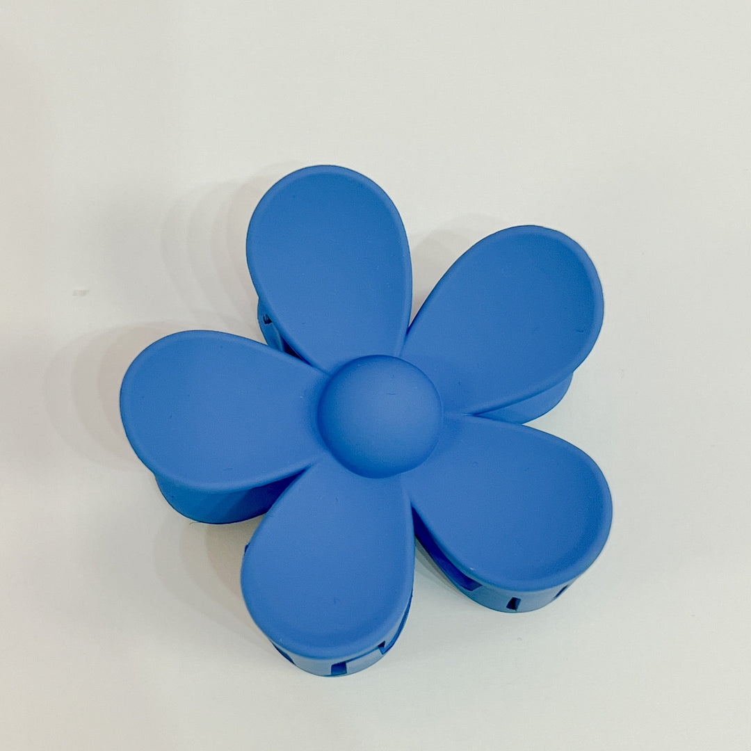 Tia - 3" Flower Hair Claw Clip