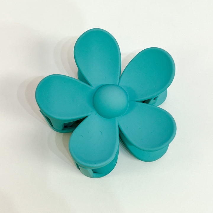 Tia - 3" Flower Hair Claw Clip