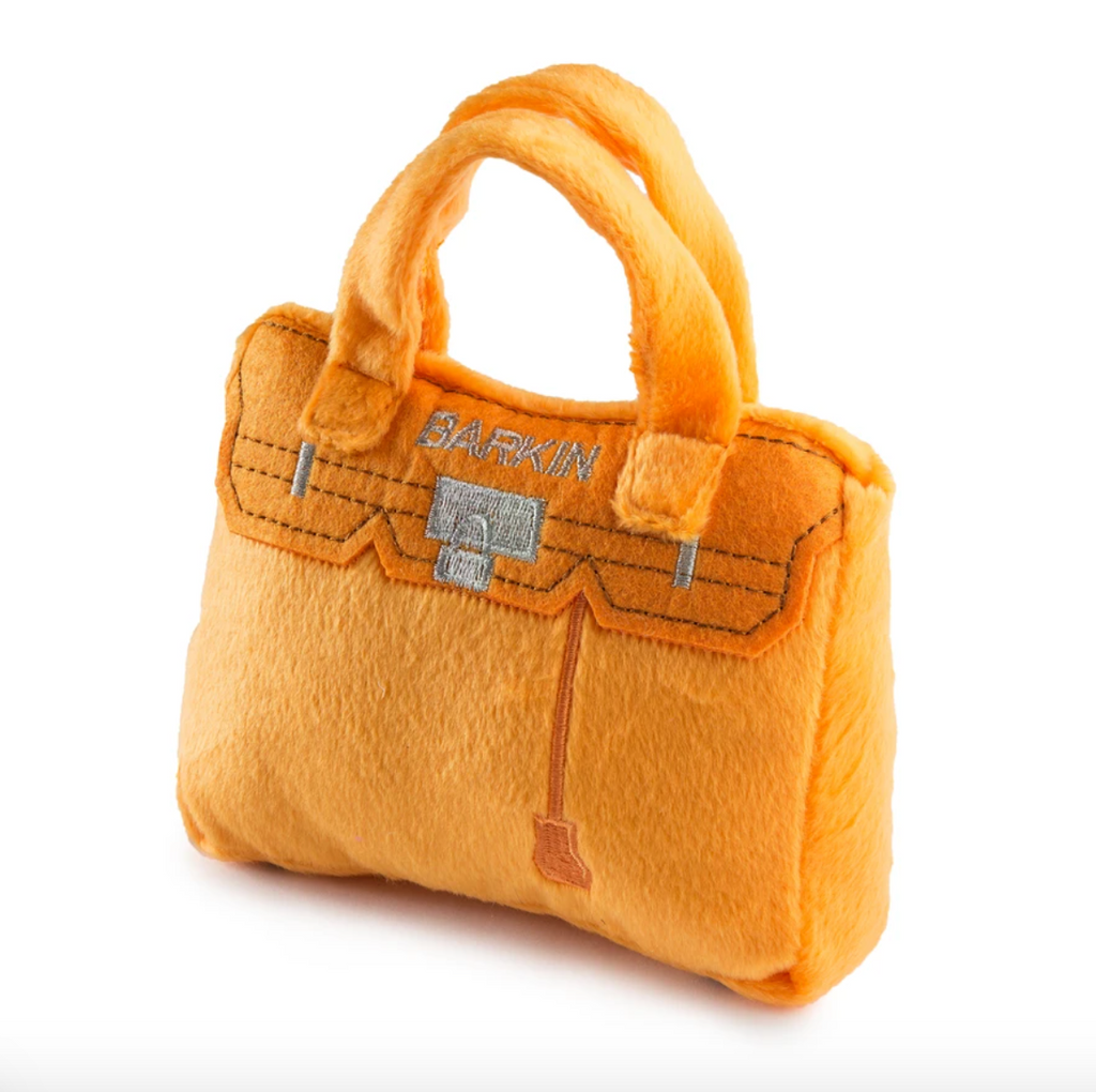 Dog Toy - Orange Barkin Bag