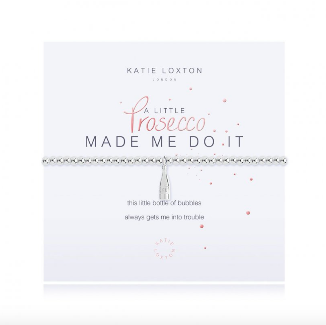 Katie Loxton - Prosecco Made Me Do It Bracelet