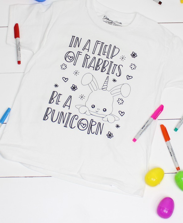 Bunicorn Graphic Color Me Tee