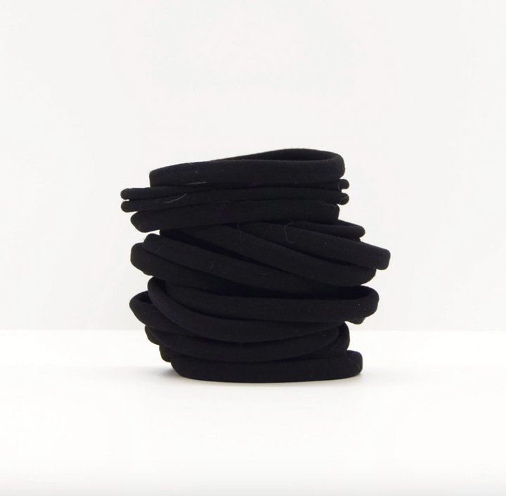 Kitsch - Eco-Friendly Nylon Hair Ties (Black)