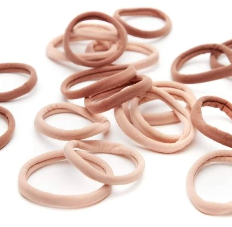 Kitsch - Eco-Friendly Nylon Hair Ties (Blush)