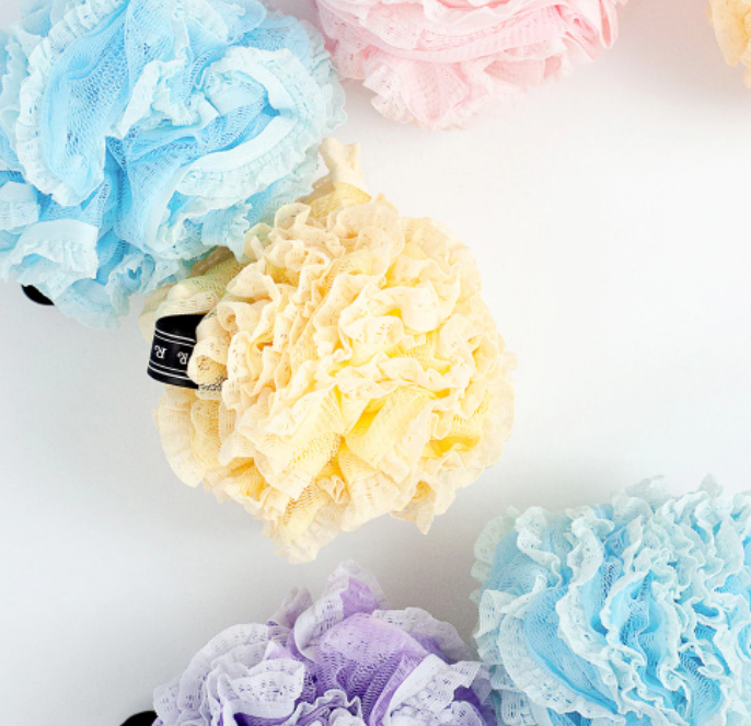 Lacy Loofah Mesh Sponge