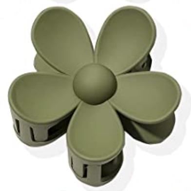 Tia - 3" Flower Hair Claw Clip