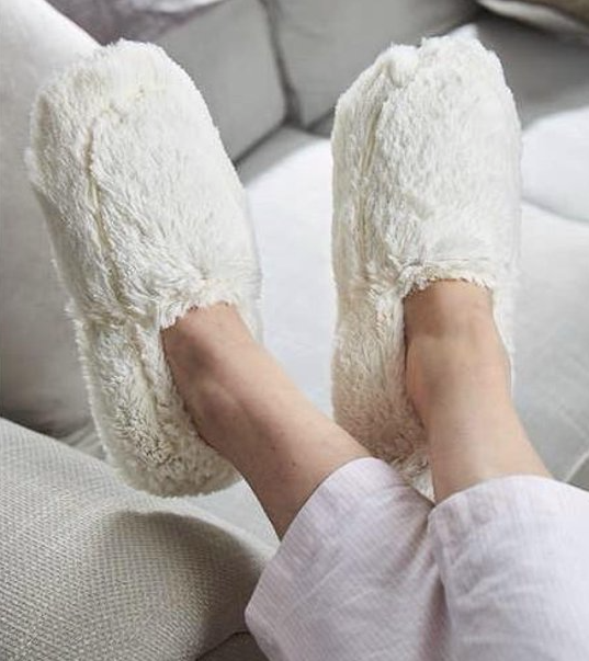 Warmies Slippers - Cream