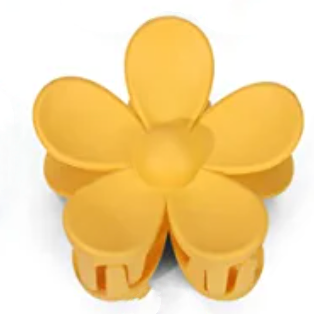 Tia - 3" Flower Hair Claw Clip