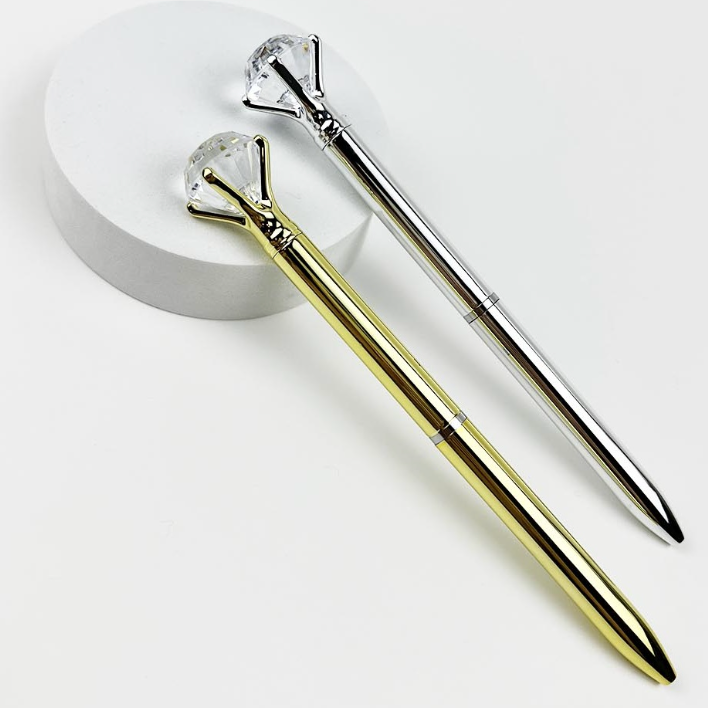 Silver or Gold Diamond Writing Pen