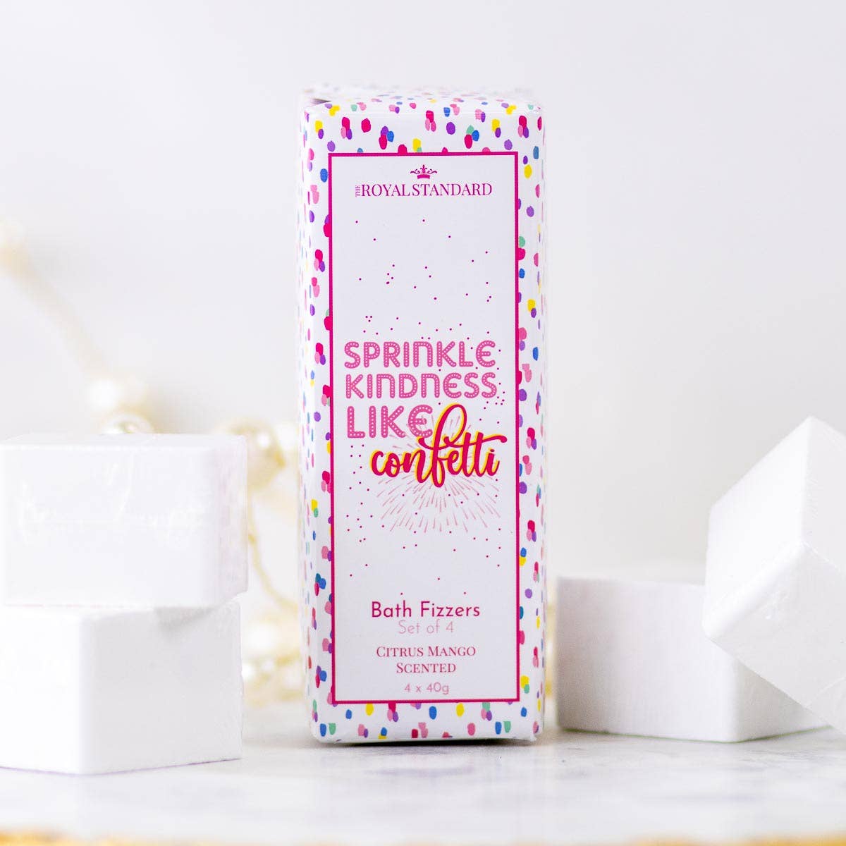 Sprinkle Kindness Bath Fizzers - Citrus Mango