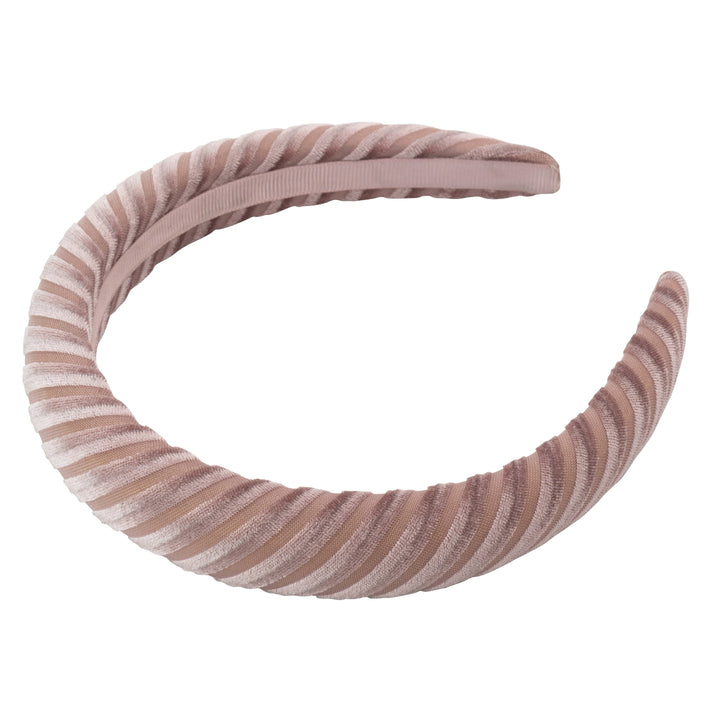 Kitsch - Padded Velvet Headband (Blush)