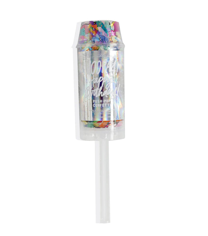 Push-Pop Confetti - Hooray Happy Birthday