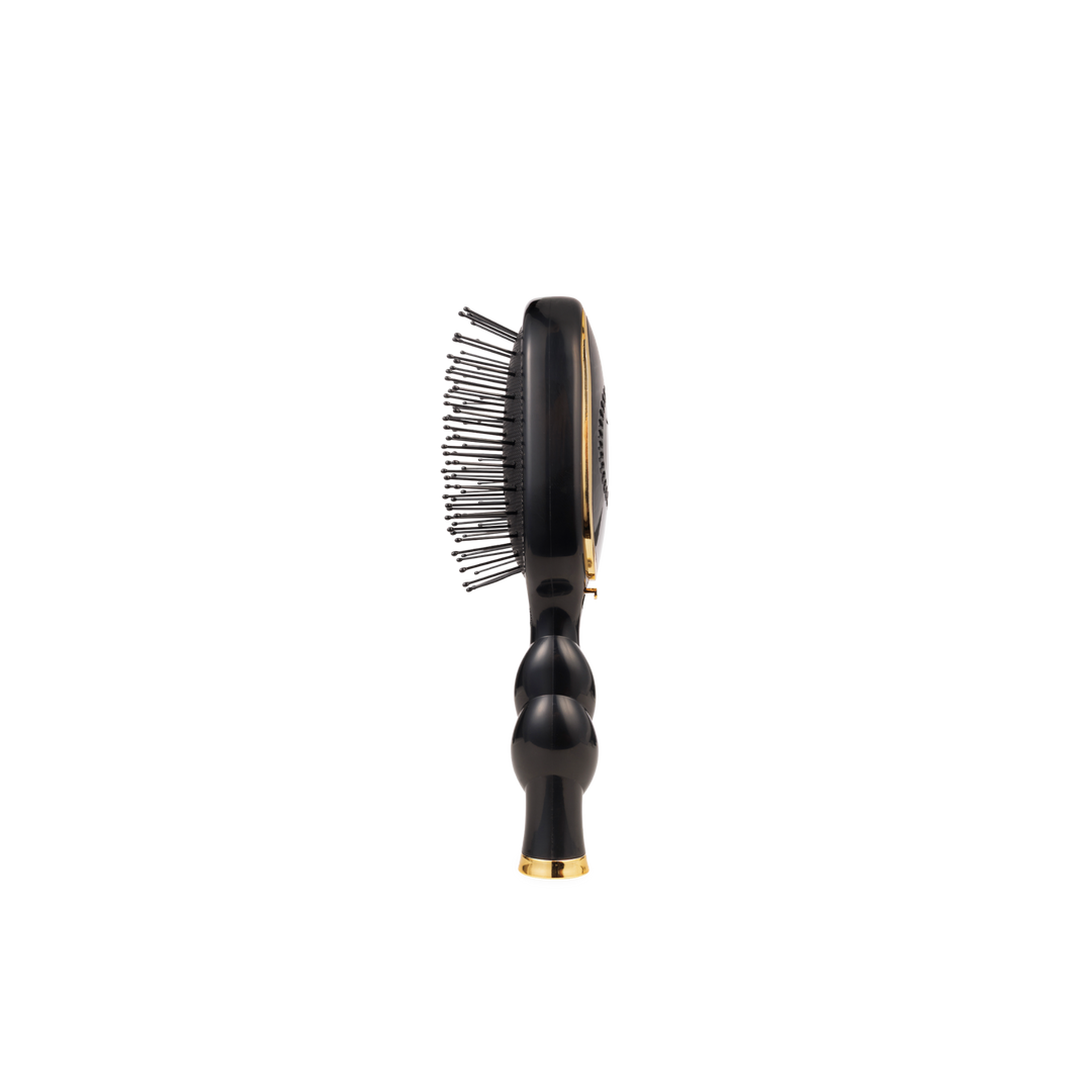 Teleties - Mini Detangler Brush | Jet Black | Medium